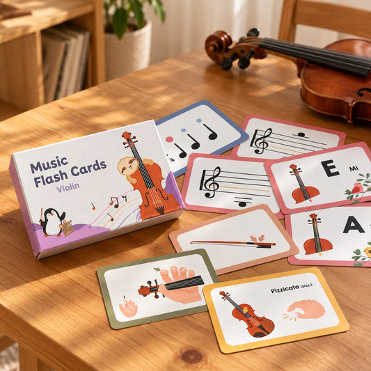小提琴學習閃卡 ｜Music Flash Cards -  Violin