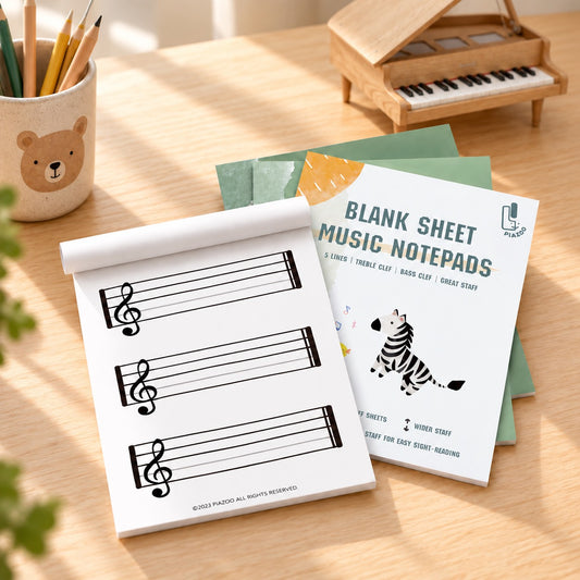 好好撕五線譜｜Blank Sheet Music Notepads