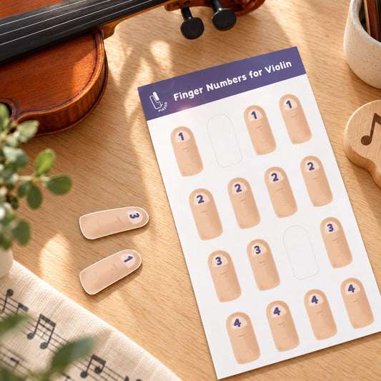 小提琴指法貼紙｜Violin Finger Number Stickers