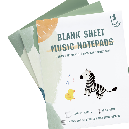 好好撕五線譜｜Blank Sheet Music Notepads